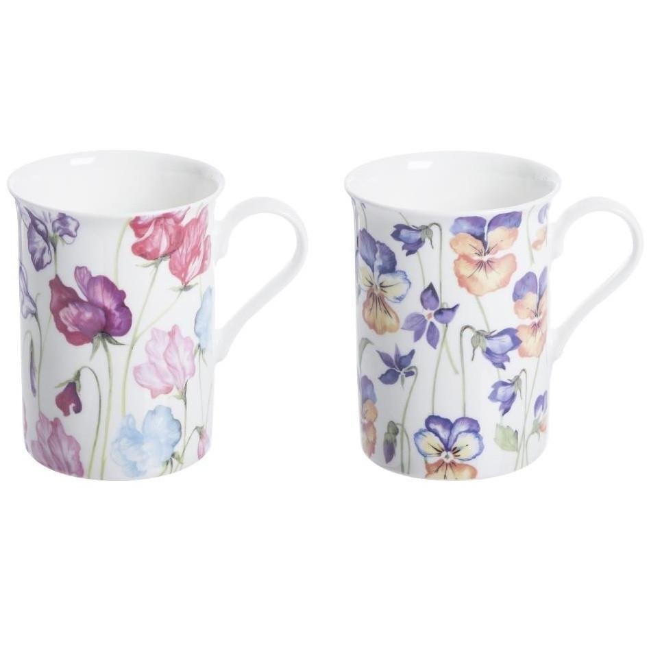 Viola or Sweetpea China Mug - Pkt 1