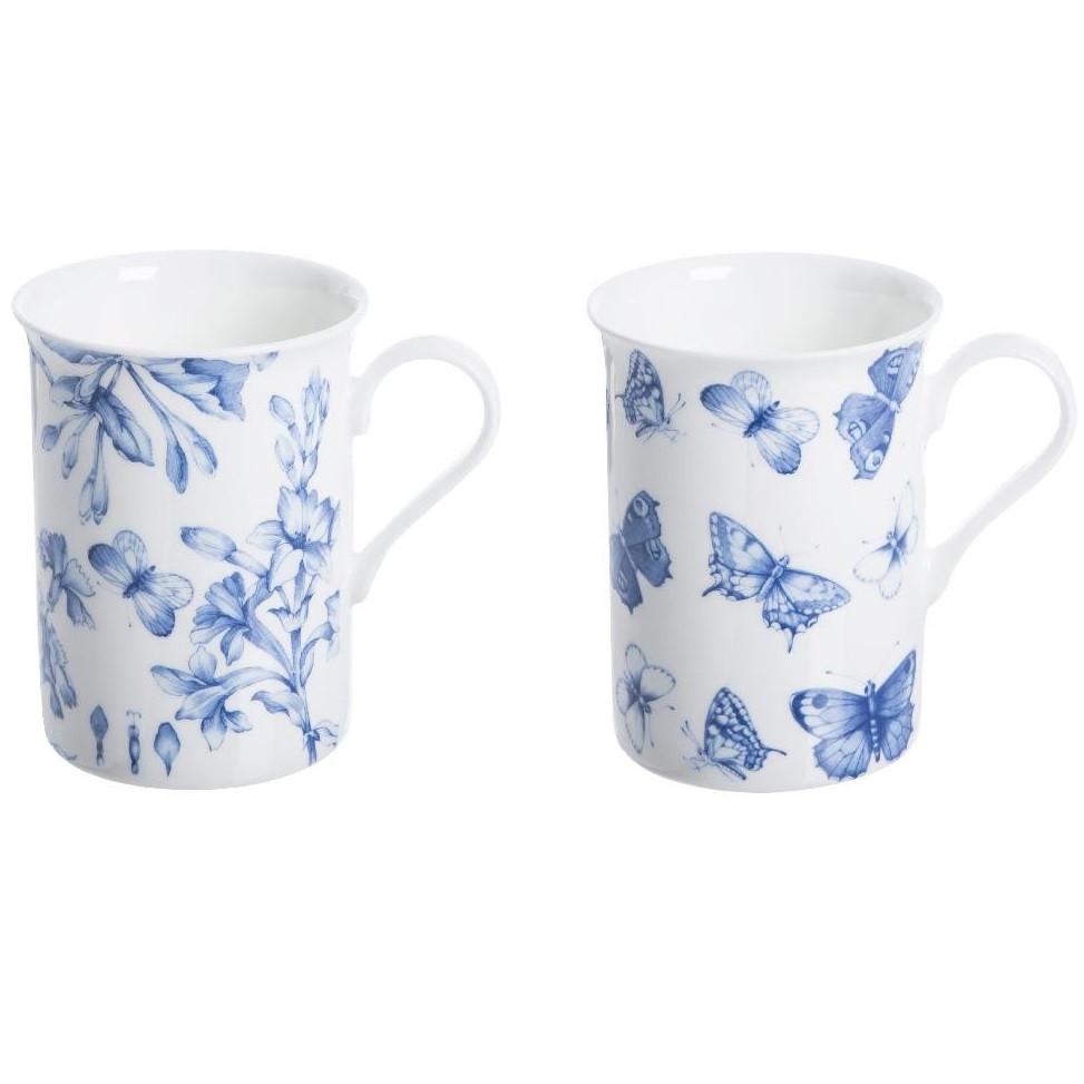 Botanical Blue China Mug - Pkt1