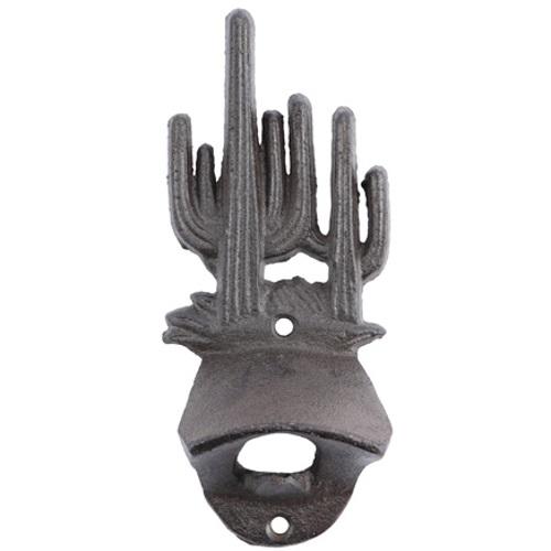 Cast Iron Cactus Bottle Opener