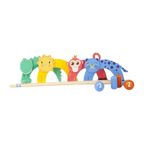 KIDS CROQUET SET ZOO
