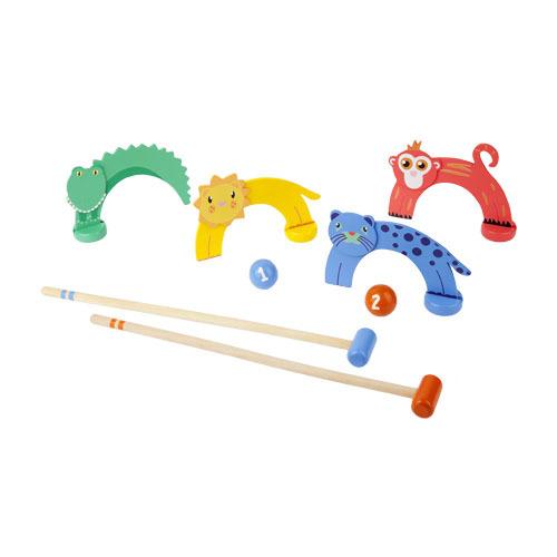 KIDS CROQUET SET ZOO