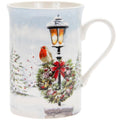 Christmas Robins Fine China Mug