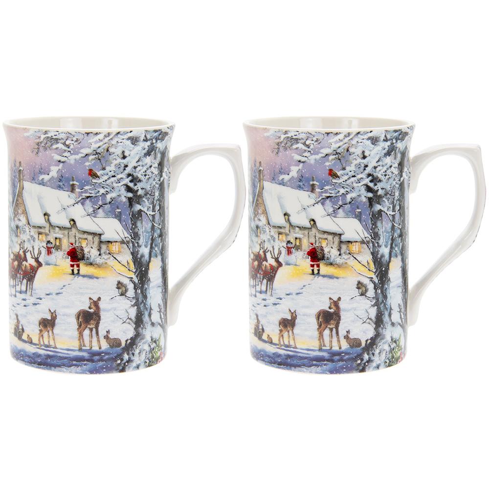The Magic Of Christmas Fine China Mugs - Set of 2