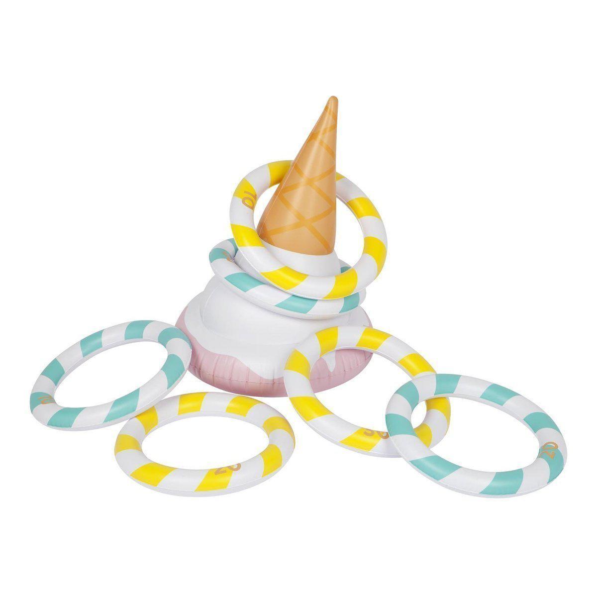 The Kids Store-SUNNYLIFE INFLATABLE RING TOSS GAME - ICE CREAM-